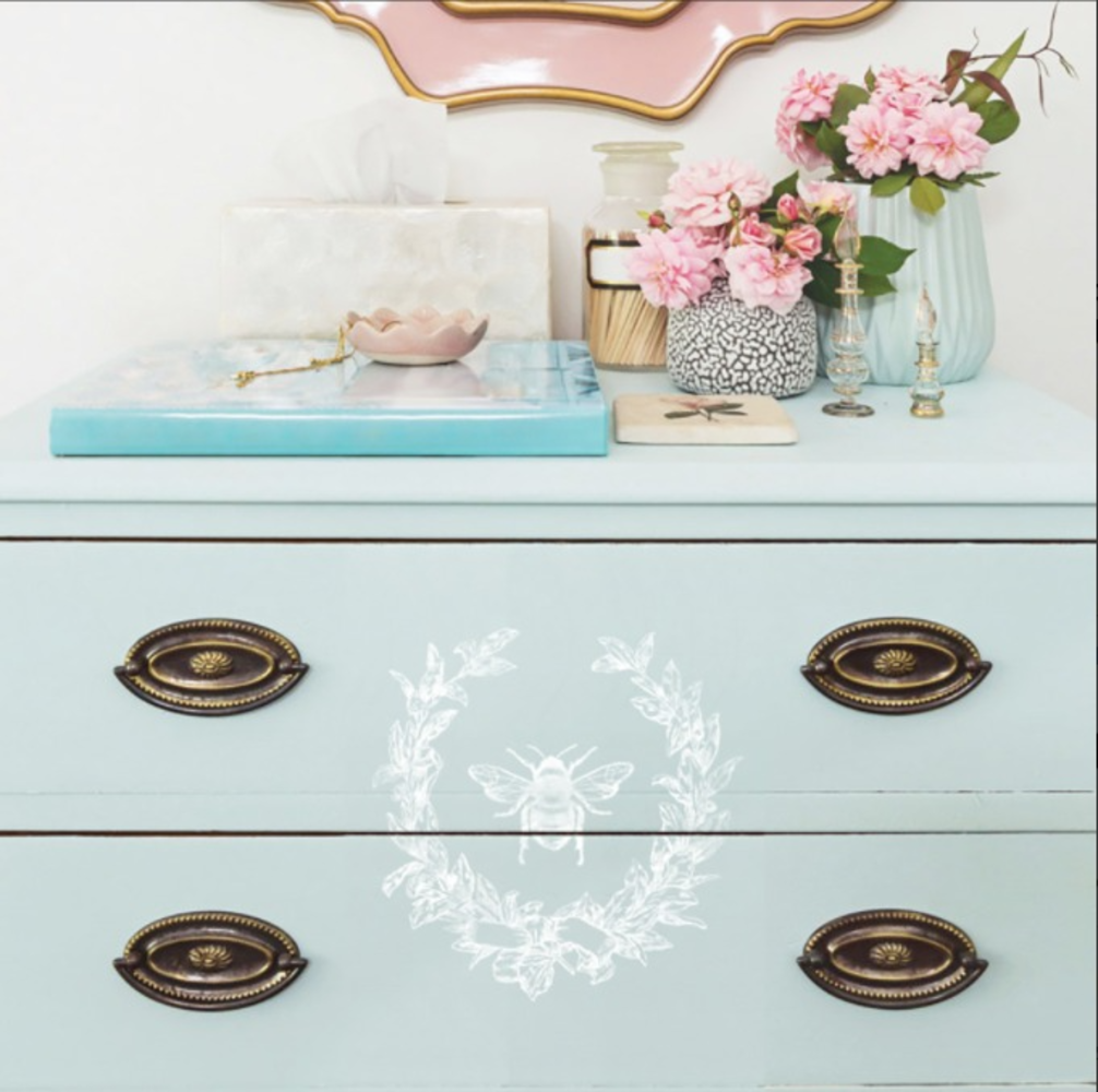 Re-Design French Laurels 12x12 Inch Decor Stamps (651183)