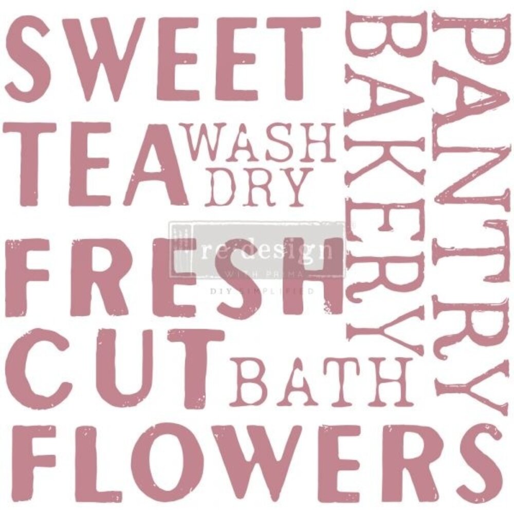 Re-Design Sweet Tea 12x12 Inch Decor Stamps (652616) Re-Design Sweet Tea 12x12 Inch Decor Stamps (652616)