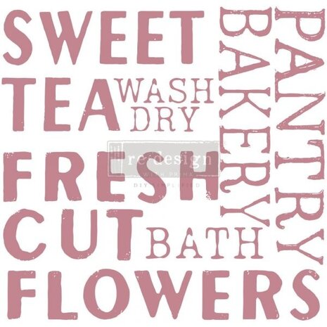 Re-Design Sweet Tea 12x12 Inch Decor Stamps (652616) Re-Design Sweet Tea 12x12 Inch Decor Stamps (652616)