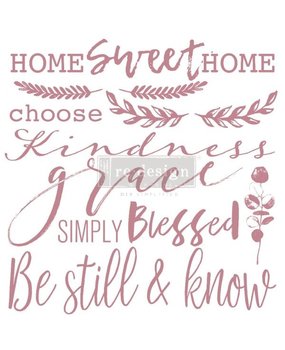 Re-Design Inspired Words 12x12 Inch Decor Stamps (652654) Re-Design Inspired Words 12x12 Inch Decor Stamps (652654)