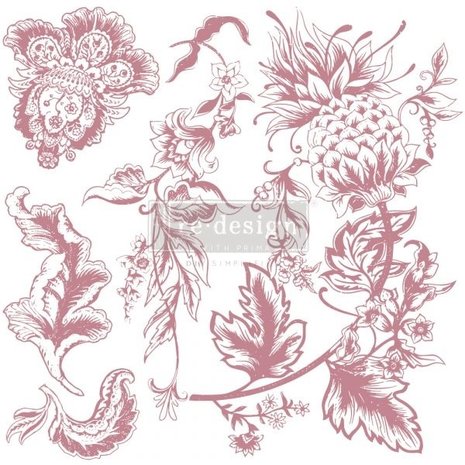 Re-Design Rustic Floral Elements 12x12 Inch Decor Stamps (652678) Re-Design Rustic Floral Elements 12x12 Inch Decor Stamps (652678)