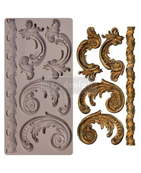 Re-Design Lilian Scrolls 5x10 Inch Decor Mould (654603)