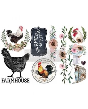 Re-Design Morning Farmhouse 6x12 Inch Decor Transfers (653415)