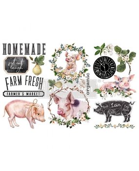 Re-Design Farm Fresh 6x12 Inch Decor Transfers (653439)