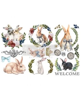 Re-Design Cottontail 6x12 Inch Decor Transfers (653453) Re-Design Cottontail 6x12 Inch Decor Transfers (653453)