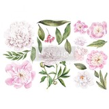 Re-Design Morning Peonies 6x12 Inch Decor Transfers (653477)