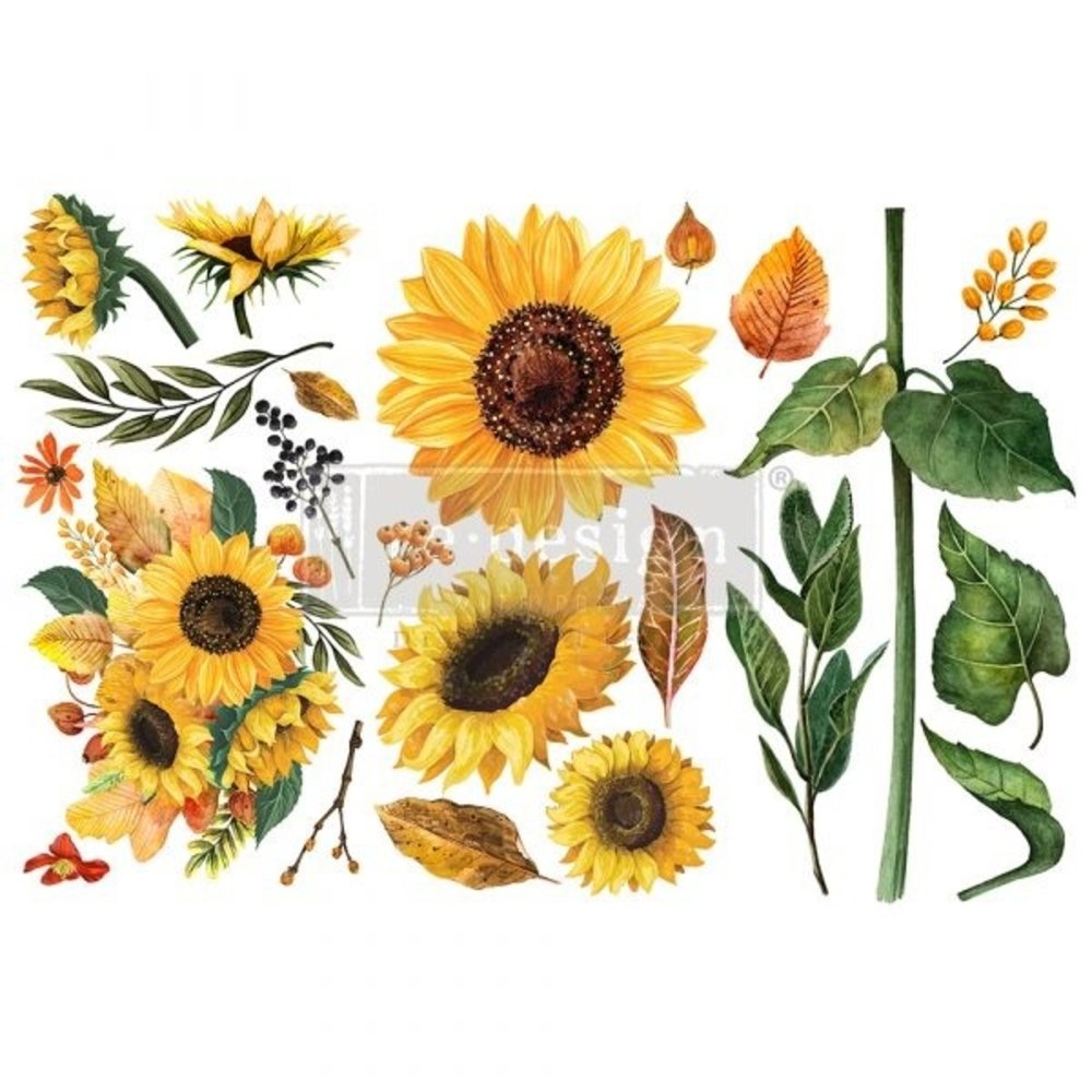 Re-Design Sunflower Afternoon 6x12 Inch Decor Transfers (653491) Re-Design Sunflower Afternoon 6x12 Inch Decor Transfers (653491)