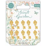 Craft Consortium Secret Garden Metal Key Charms (CCMCHRM022)