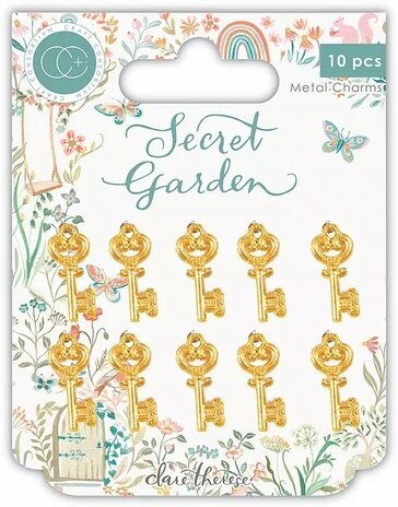 Craft Consortium Secret Garden Metal Key Charms (CCMCHRM022) Craft Consortium Secret Garden Metal Key Charms (CCMCHRM022)