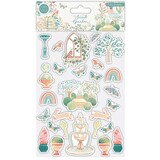 Craft Consortium Secret Garden Puffy Stickers (CCSTKR001)