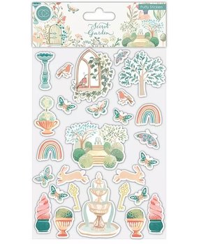 Craft Consortium Secret Garden Puffy Stickers (CCSTKR001) Craft Consortium Secret Garden Puffy Stickers (CCSTKR001)