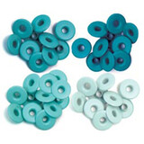 We R Memory Keepers Wide Eyelets Aqua (41589-3)