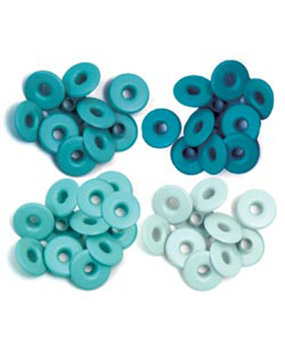 We R Memory Keepers Wide Eyelets Aqua (41589-3)