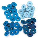 We R Memory Keepers Wide Eyelets Blue (41590-9)