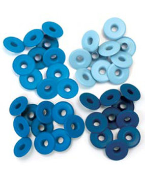 We R Memory Keepers Wide Eyelets Blue (41590-9) We R Memory Keepers Wide Eyelets Blue (41590-9)