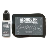 Couture Creations Stayz in Place Alcohol Ink Pearlescent Gun Metal Grey Pad+Reinker (CO728163)