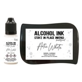 Couture Creations Stayz in Place Alcohol Ink Pearlescent Artic White Pad+Reinker (CO728165)