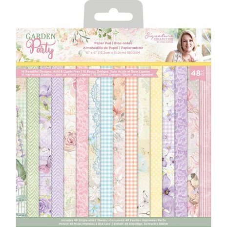 Crafter's Companion Garden Party 6x6 Inch Paper Pad (S-GP-PAD6) Crafter's Companion Garden Party 6x6 Inch Paper Pad (S-GP-PAD6)