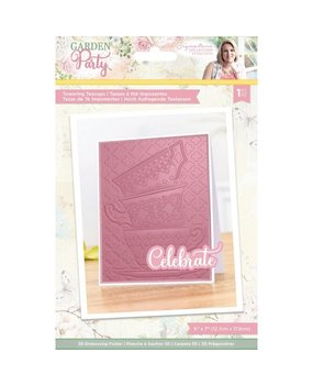 Crafter's Companion Garden Party Towering Teacups 5x7 Inch Embossing Folder (S-GP-EF5-3D-TT) Crafter's Companion Garden Party Towering Teacups 5x7 Inch Embossing Folder (S-GP-EF5-3D-TT)