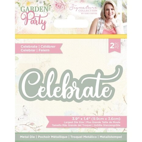 Crafter's Companion Garden Party Celebrate Die (S-GP-MD-CELE) Crafter's Companion Garden Party Celebrate Die (S-GP-MD-CELE)