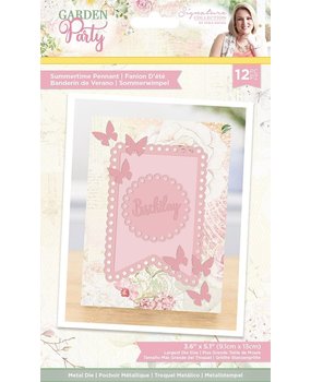 Crafter's Companion Garden Party Summertime Pennant Die (S-GP-MD-SUMP) Crafter's Companion Garden Party Summertime Pennant Die (S-GP-MD-SUMP)