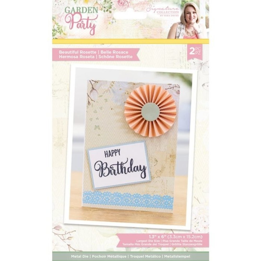 Crafter's Companion Garden Party Beautiful Rosette Die (S-GP-MD-BEAR)