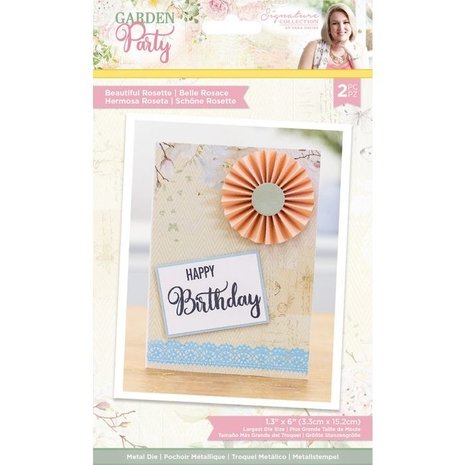 Crafter's Companion Garden Party Beautiful Rosette Die (S-GP-MD-BEAR)