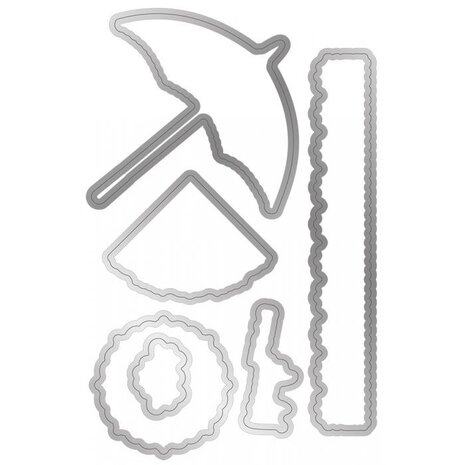 Crafter's Companion Garden Party Dainty Lace Stamp & Die (S-GP-STD-DAINL)