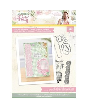 Crafter's Companion Garden Party Vintage Birdcage Stamp & Die (S-GP-STD-VINBI) Crafter's Companion Garden Party Vintage Birdcage Stamp & Die (S-GP-STD-VINBI)