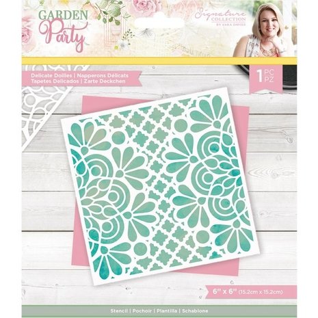 Crafter's Companion Garden Party Delicate Doilies 6x6 Inch Stencil (S-GP-STEN-DELD) Crafter's Companion Garden Party Delicate Doilies 6x6 Inch Stencil (S-GP-STEN-DELD)