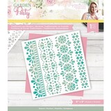 Crafter's Companion Garden Party Traditional Lace Borders 6x6 Inch Stencil (S-GP-STEN-TRLB)