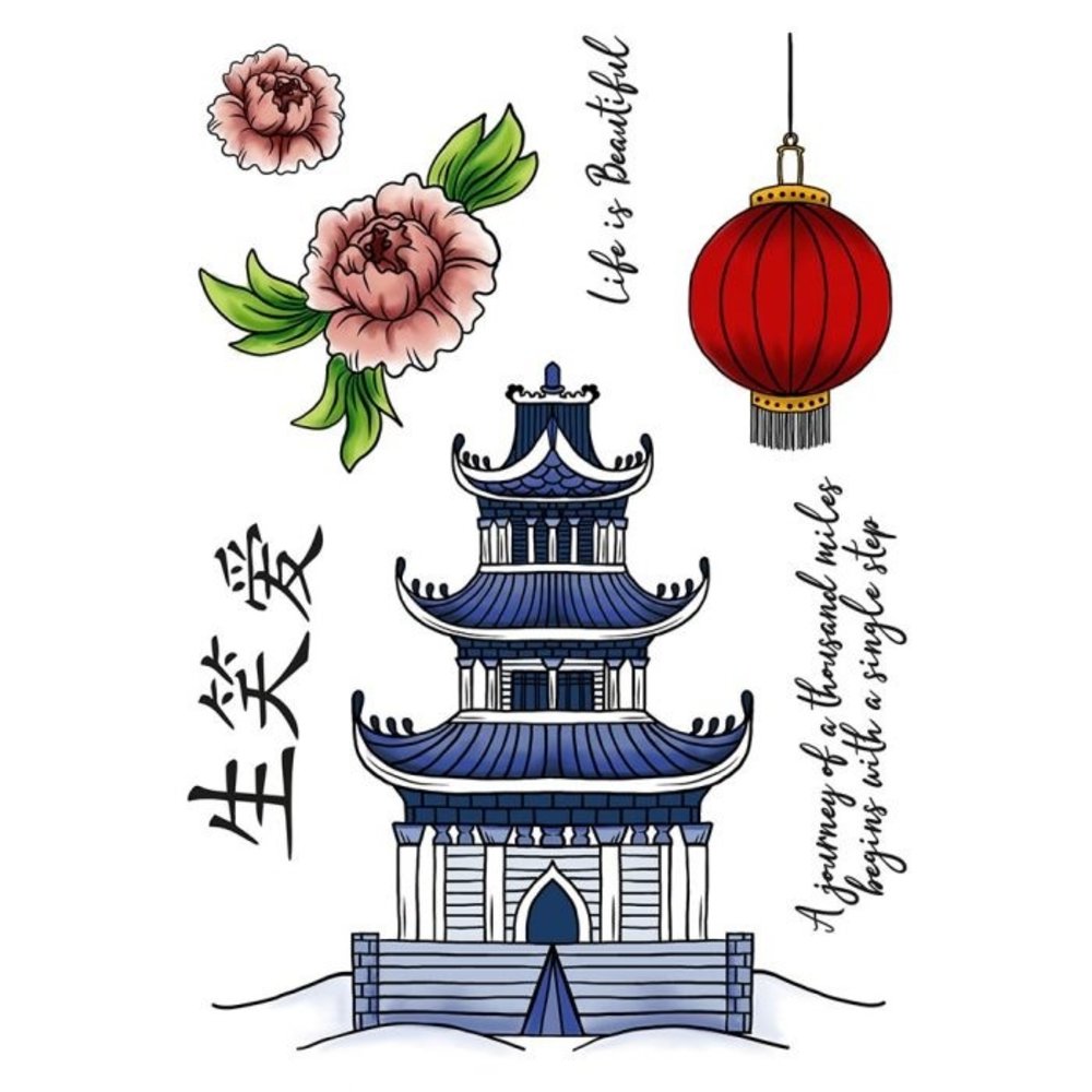 Crafter's Companion Chinoiserie Collection Chinoiserie Temple Clear Stamp (NG-CHI-STP-CTEM) Crafter's Companion Chinoiserie Collection Chinoiserie Temple Clear Stamp (NG-CHI-STP-CTEM)