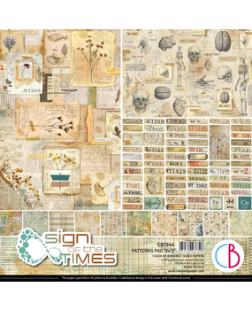 Ciao Bella Papercrafting Sign Of The Times 12x12 Inch Patterns Pad (CBT044) Ciao Bella Papercrafting Sign Of The Times 12x12 Inch Patterns Pad (CBT044)