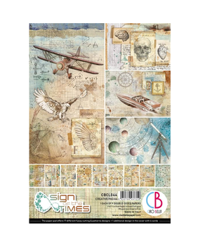 Ciao Bella Papercrafting Sign Of The Times A4 Creative Pad (CBCL044) Ciao Bella Papercrafting Sign Of The Times A4 Creative Pad (CBCL044)