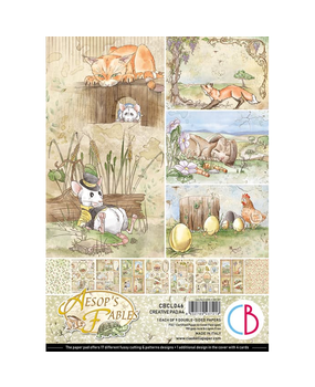 Ciao Bella Papercrafting Aesop's Fables A4 Creative Pad (CBCL046) Ciao Bella Papercrafting Aesop's Fables A4 Creative Pad (CBCL046)