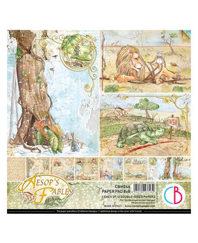 Ciao Bella Papercrafting Aesop's Fables 8x8 Inch Paper Pad (CBH046) Ciao Bella Papercrafting Aesop's Fables 8x8 Inch Paper Pad (CBH046)