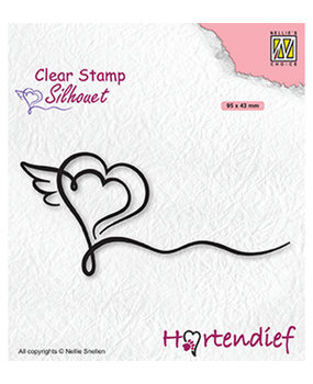 Nellie Snellen Clear Stamp Hearts (SIL092)