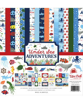 Echo Park Under Sea Adventures 12x12 Inch Collection Kit (USA245016) Echo Park Under Sea Adventures 12x12 Inch Collection Kit (USA245016)