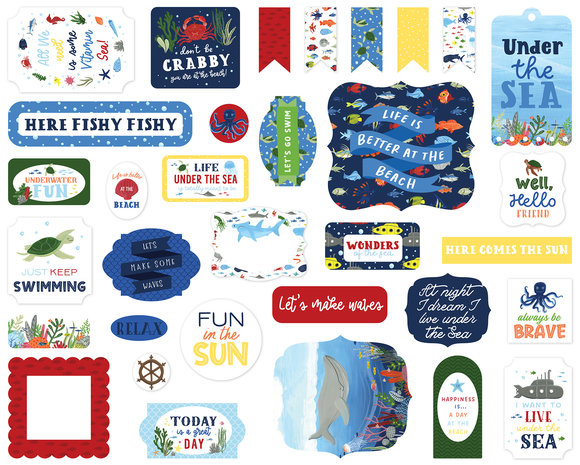 Echo Park Under Sea Adventures Ephemera (USA245024) Echo Park Under Sea Adventures Ephemera (USA245024)