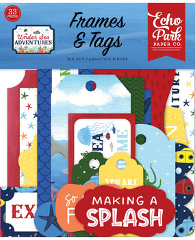 Echo Park Under Sea Adventures Ephemera Frames & Tags (USA245025) Echo Park Under Sea Adventures Ephemera Frames & Tags (USA245025)