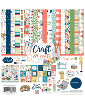Carta Bella Craft & Create 12x12 Inch Collection Kit (CBCR137016) Carta Bella Craft & Create 12x12 Inch Collection Kit (CBCR137016)