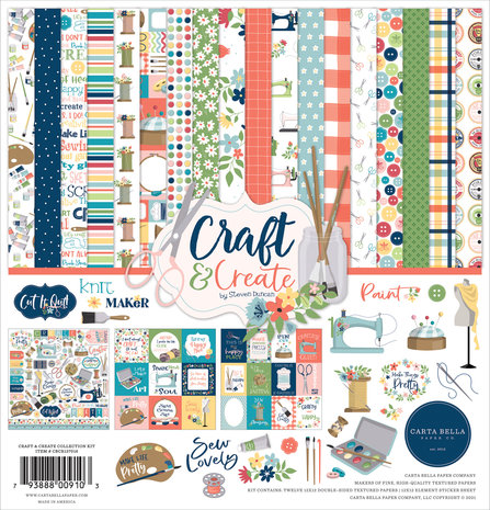 Carta Bella Craft & Create 12x12 Inch Collection Kit (CBCR137016)