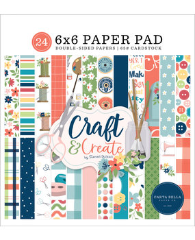 Carta Bella Craft & Create 6x6 Inch Paper Pad (CBCR137023)