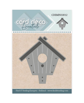 Card Deco Mini Snijmal Birdhouse (CDEMIN10012) Card Deco Mini Snijmal Birdhouse (CDEMIN10012)