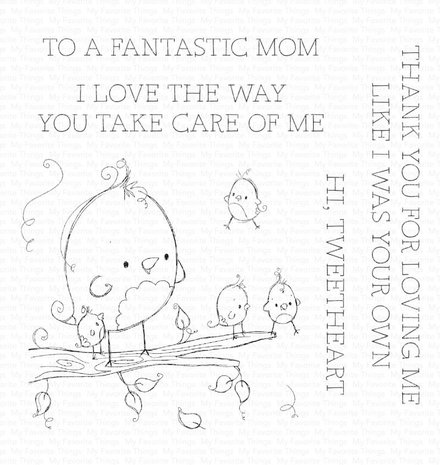 My Favorite Things Tweetheart Clear Stamps (RAM-016)