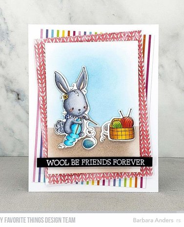 My Favorite Things Crafty Companions Clear Stamps (RAM-017)