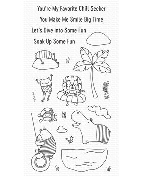 My Favorite Things Swimming Hole Friends Clear Stamps (CS-574) My Favorite Things Swimming Hole Friends Clear Stamps (CS-574)