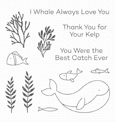 My Favorite Things Best Catch Ever Clear Stamps (CS-575)