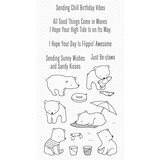 My Favorite Things Beach Bear Clear Stamps (CS-577)