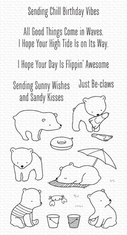 My Favorite Things Beach Bear Clear Stamps (CS-577) My Favorite Things Beach Bear Clear Stamps (CS-577)